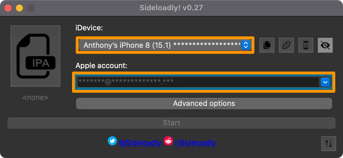 Sideloadly there was issue during